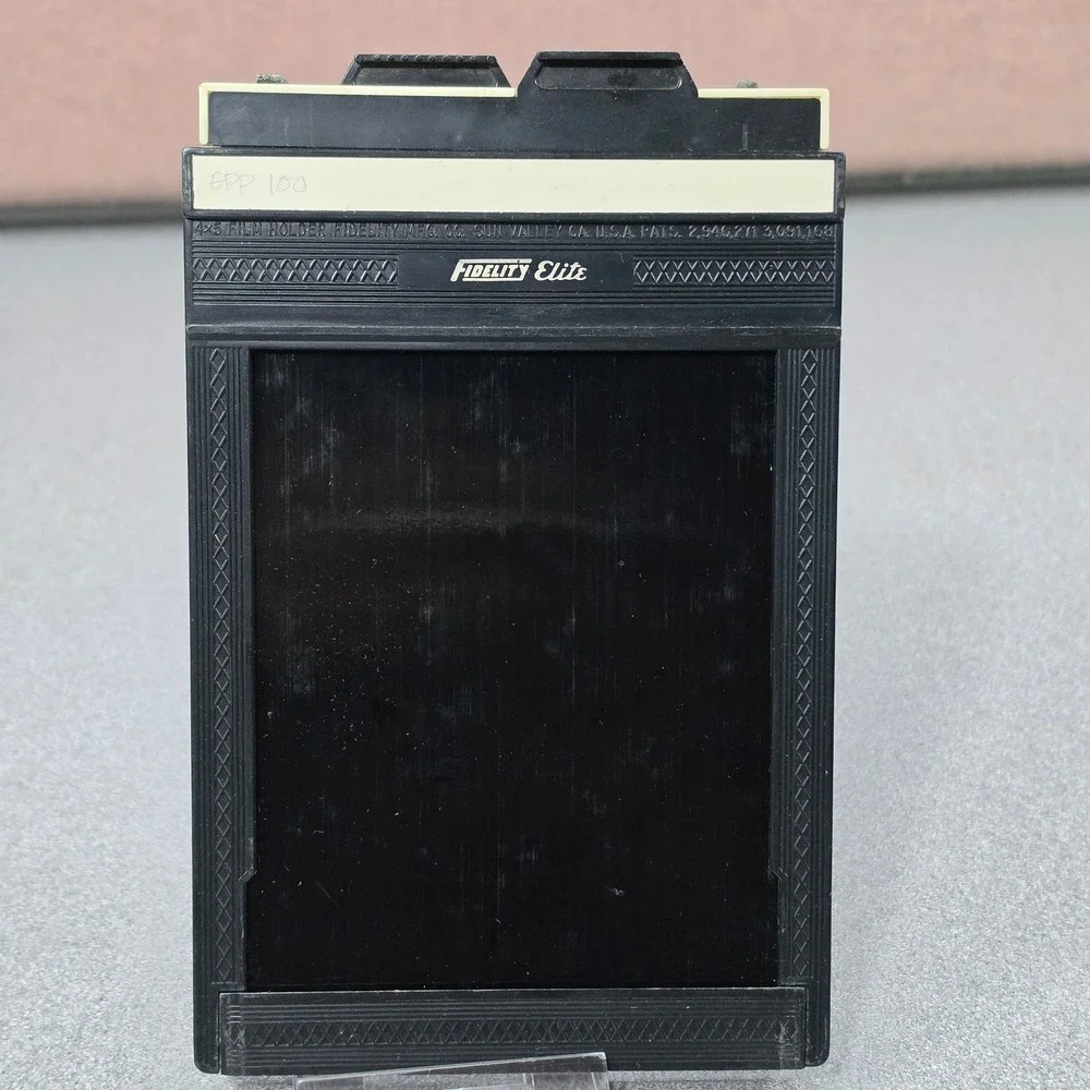 Fidelity Elite Film Holder 4x5 Set of 3 Black Good Large Format Photography